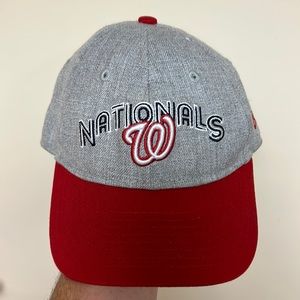 New Era 9Twenty Child’s Washington Nationals Cap Hat Red Gray